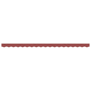 Replacement fabric for awning cover burgundy stripe 4.5 m