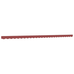 Replacement fabric for awning cover burgundy stripe 6 m