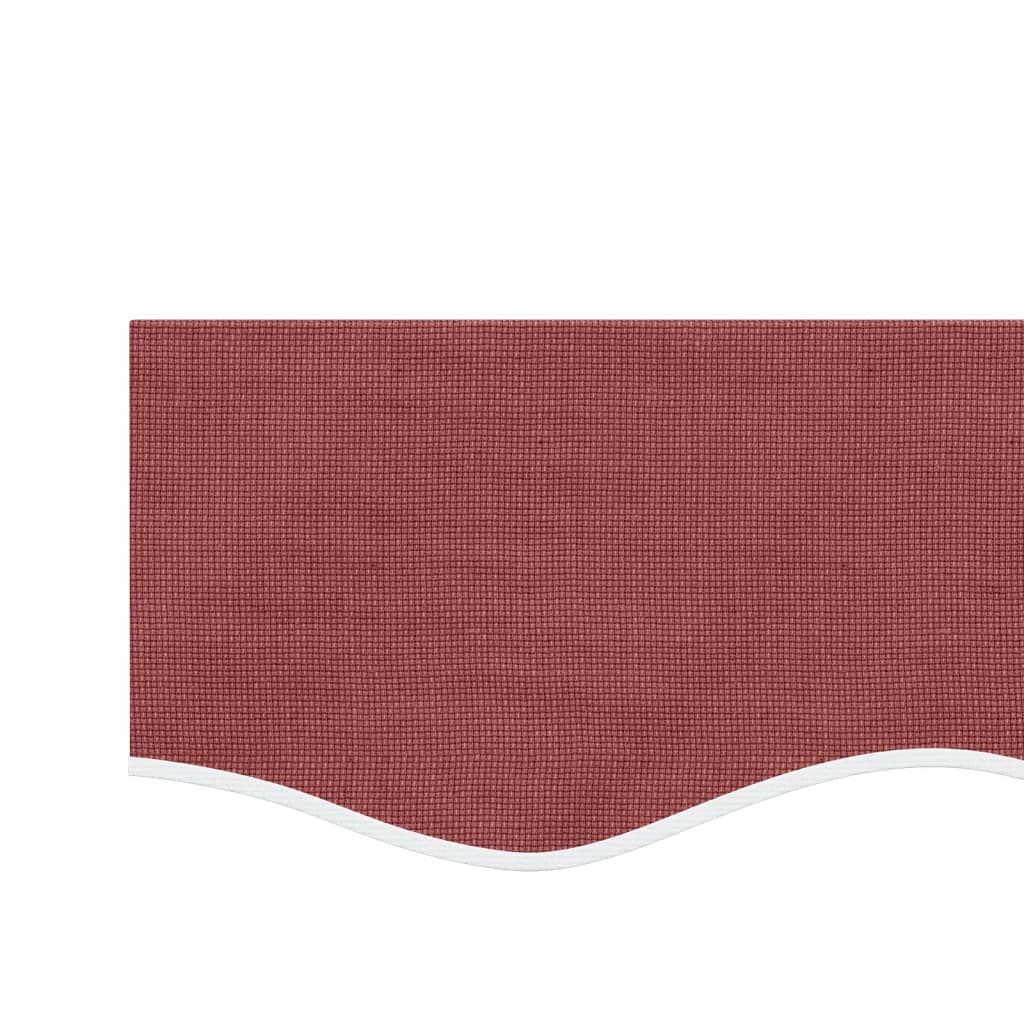 Replacement fabric for awning cover burgundy stripe 6 m