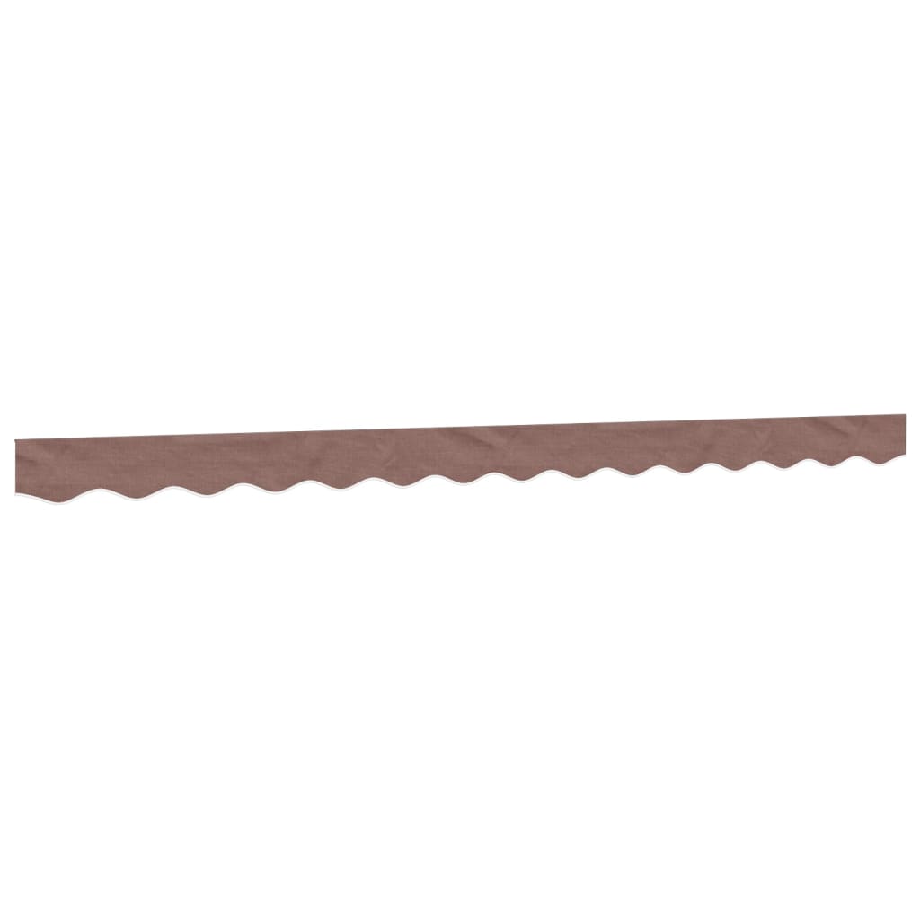 Replacement fabric for awning cover brown stripe 3.5 m