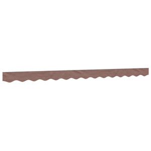 Replacement fabric for awning cover brown stripe 3.5 m