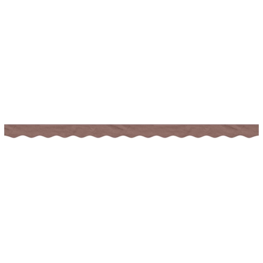 Replacement fabric for awning cover brown stripe 3.5 m