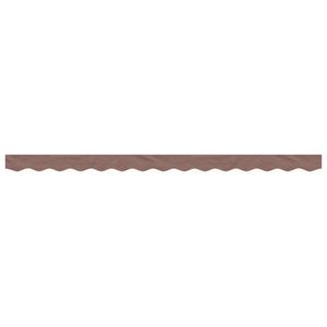 Replacement fabric for awning cover brown stripe 3.5 m