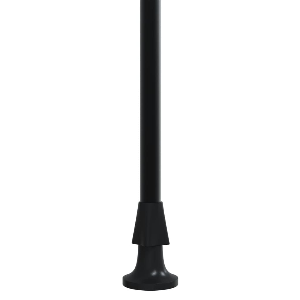 Retractable awning anthracite 100x150 cm fabric and steel