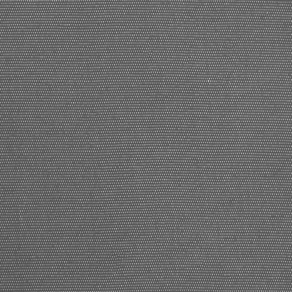 Retractable awning anthracite 100x150 cm fabric and steel