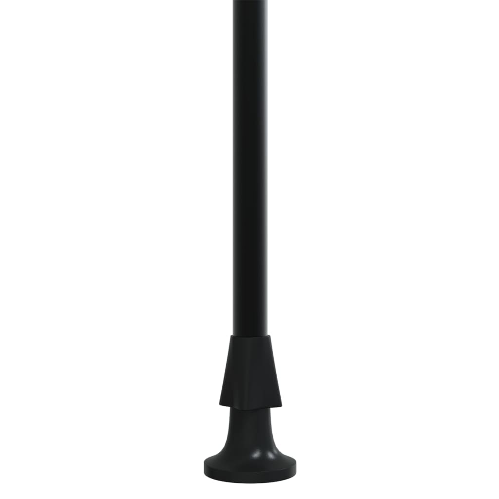 Retractable awning anthracite 400x150 cm fabric and steel