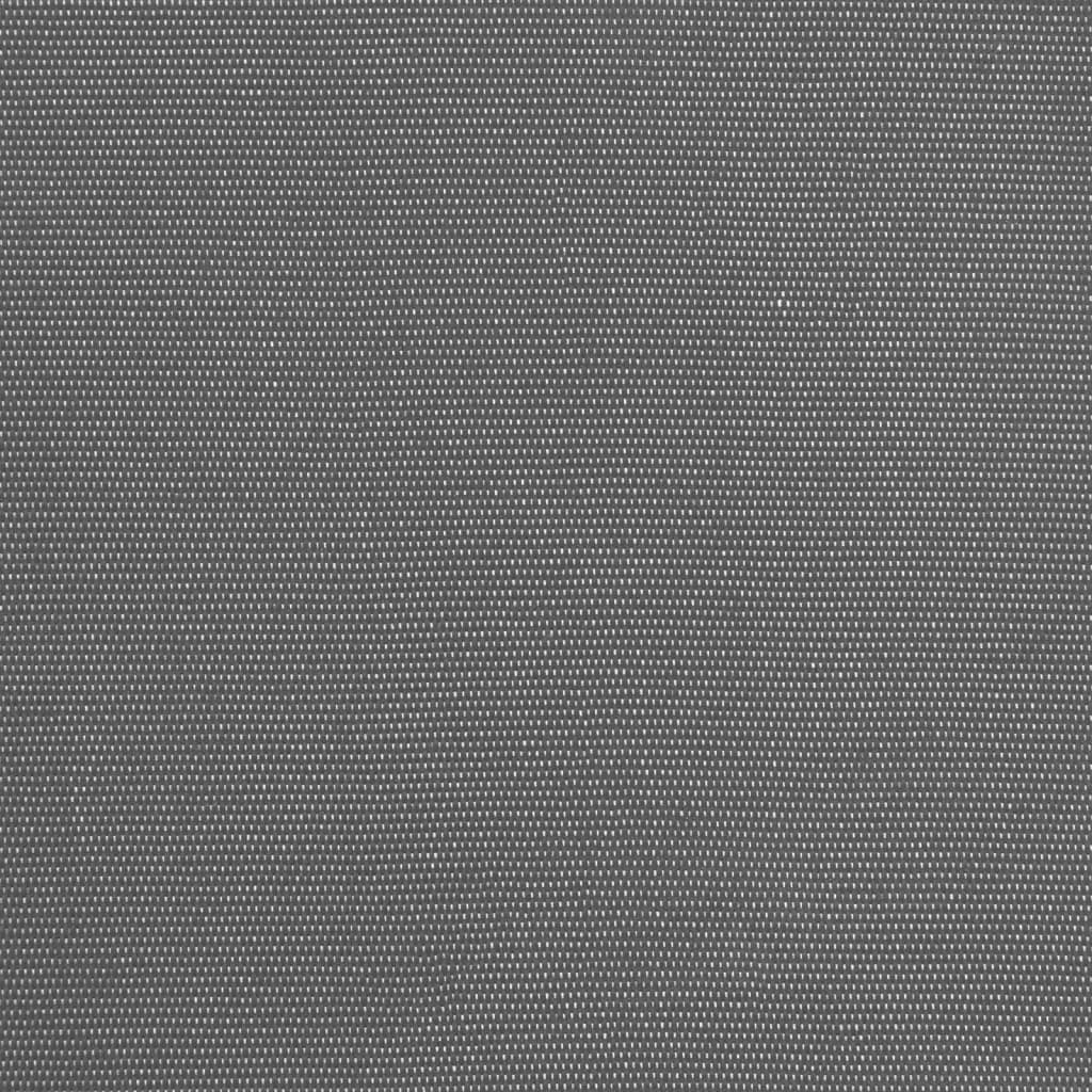 Retractable awning anthracite 400x150 cm fabric and steel