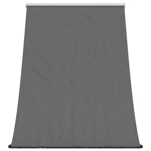 Retractable awning anthracite 100x150 cm fabric and steel