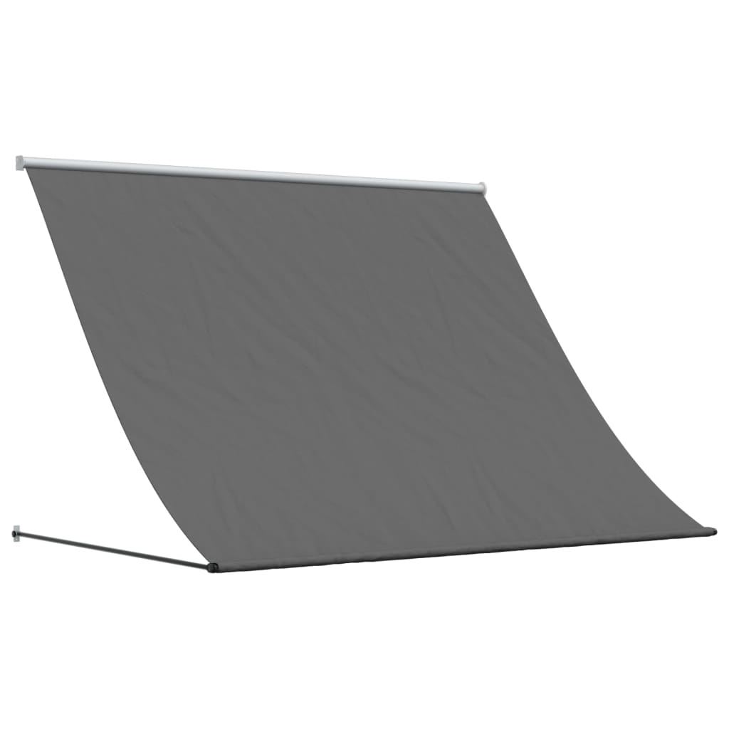 Retractable awning anthracite 200x150 cm fabric and steel