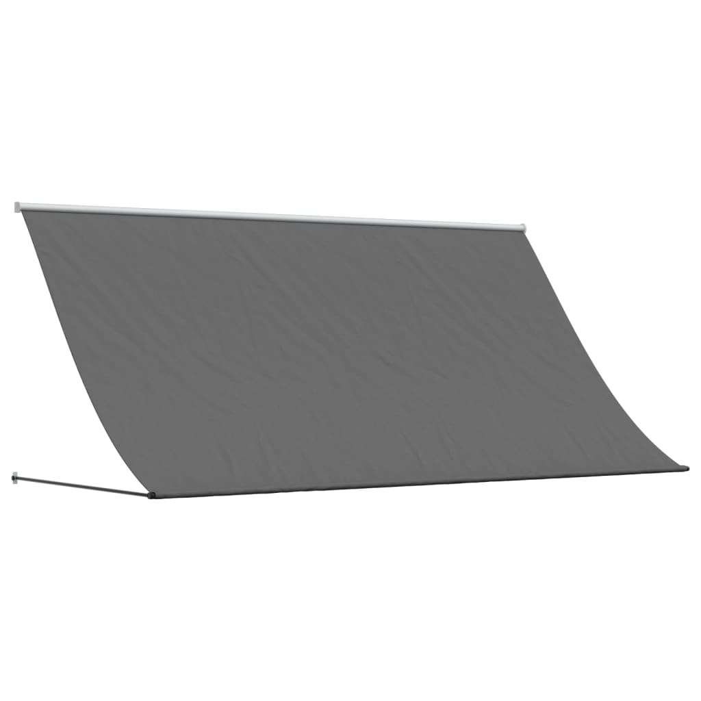 Retractable awning anthracite 300x150 cm fabric and steel