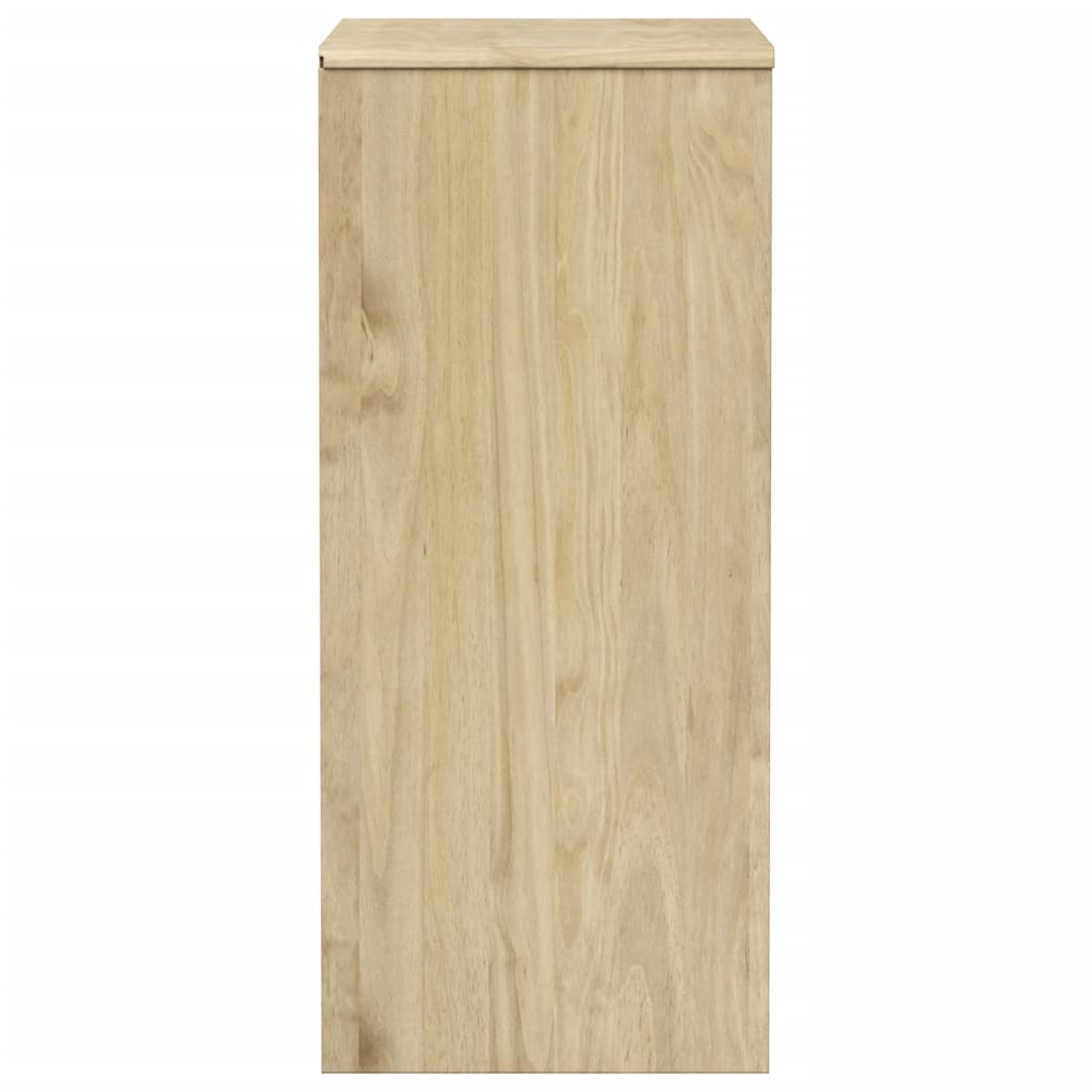Chest of drawers SAUDA oak 76.5x39x91 cm solid pine