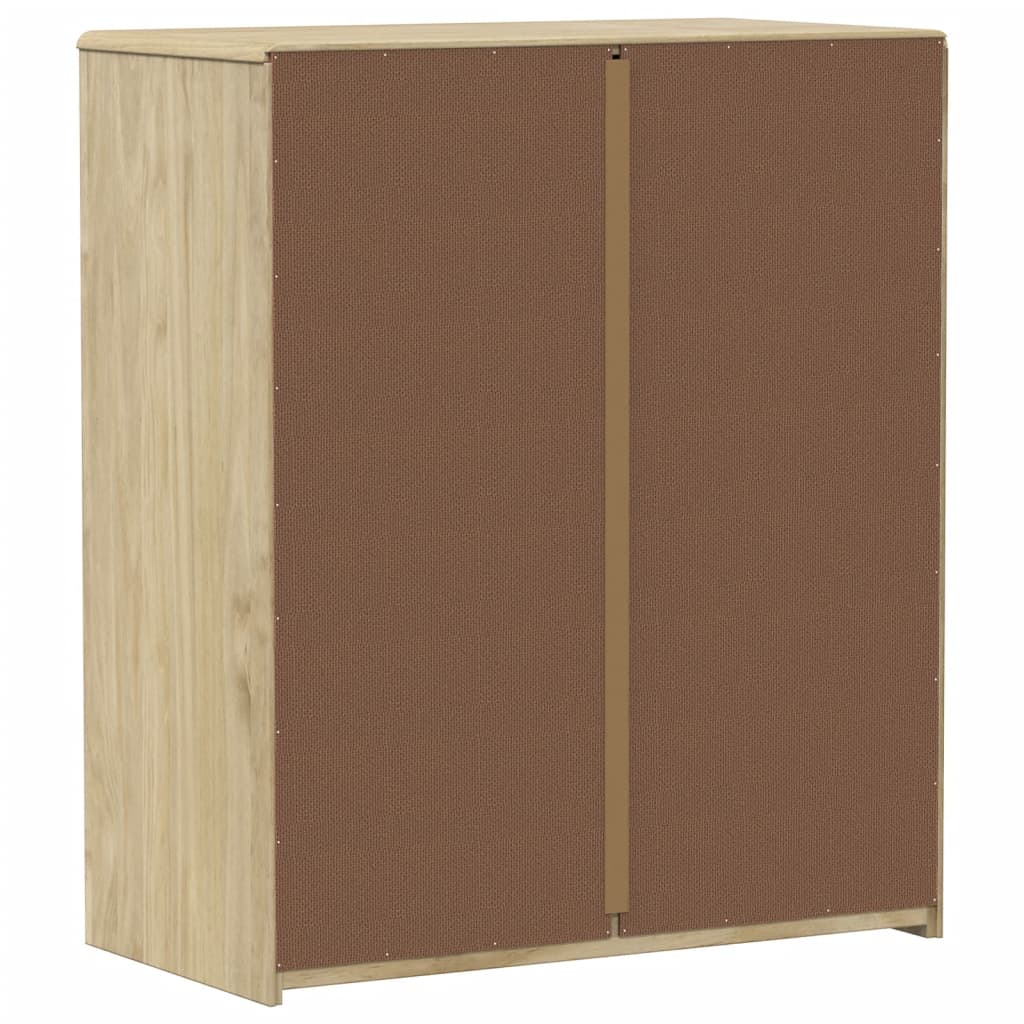 Chest of drawers SAUDA oak 76.5x39x91 cm solid pine