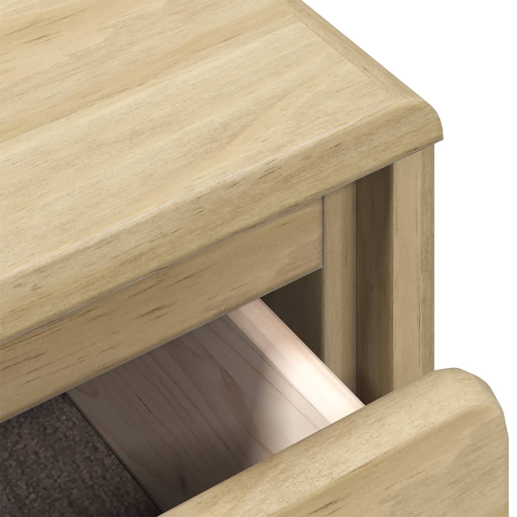 Chest of drawers SAUDA oak 76.5x39x91 cm solid pine