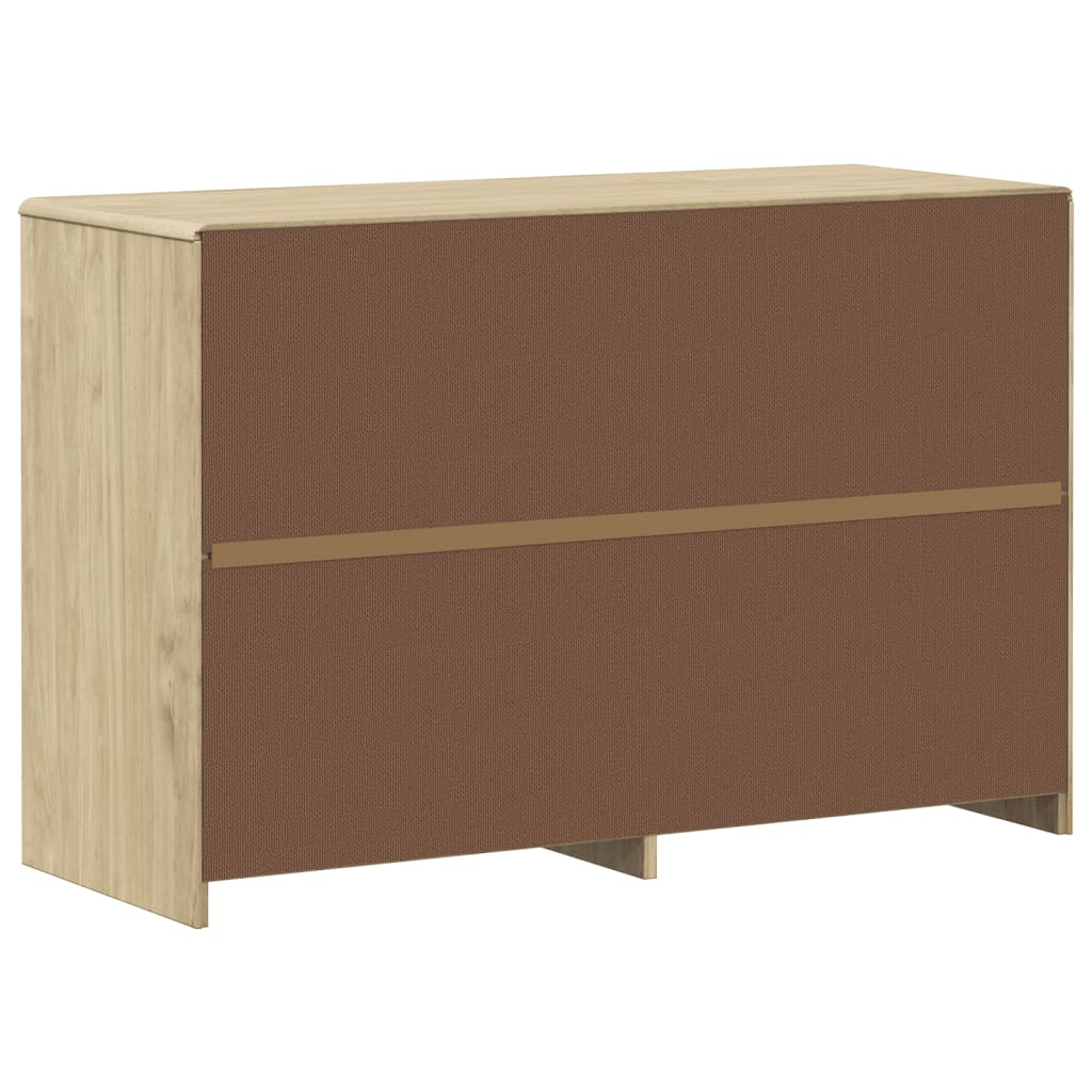 Chest of drawers SAUDA oak 111x43x73.5 cm solid pine wood