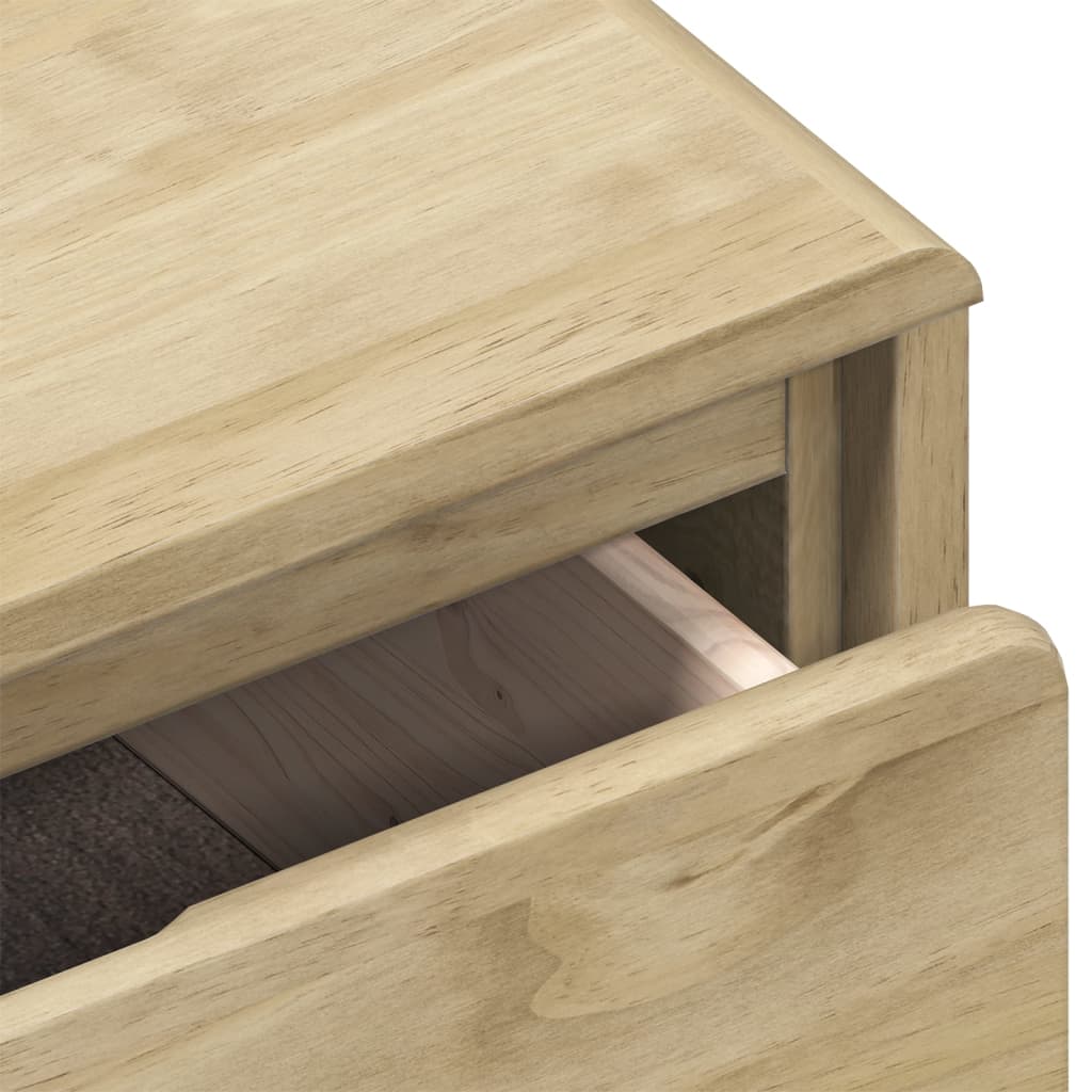 Chest of drawers SAUDA oak 111x43x73.5 cm solid pine wood