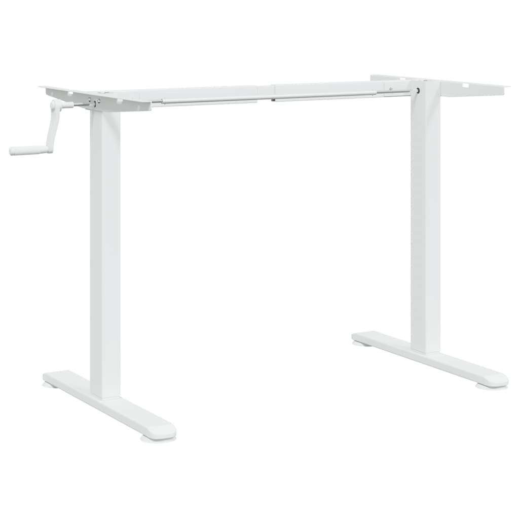 Standing frame for desk white (94-135)x60x(70-114) cm steel