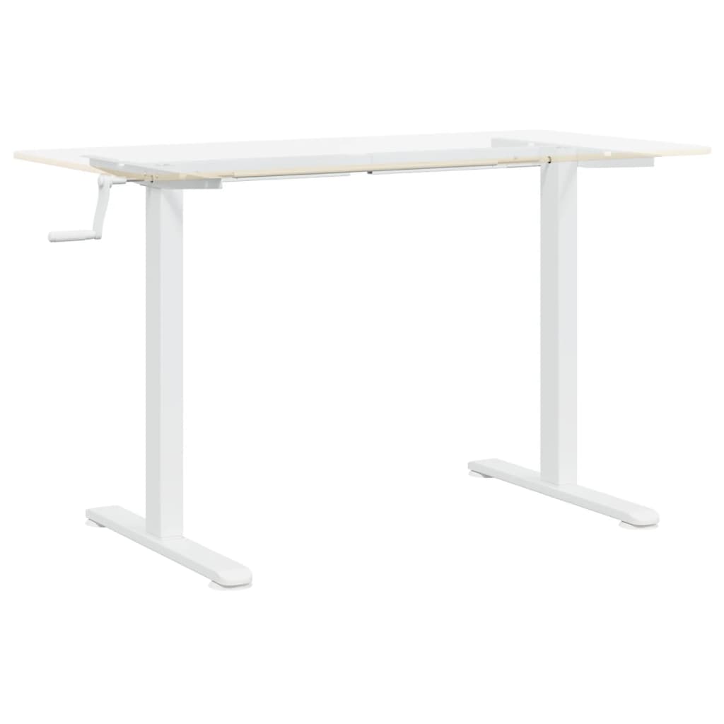 Standing frame for desk white (94-135)x60x(70-114) cm steel