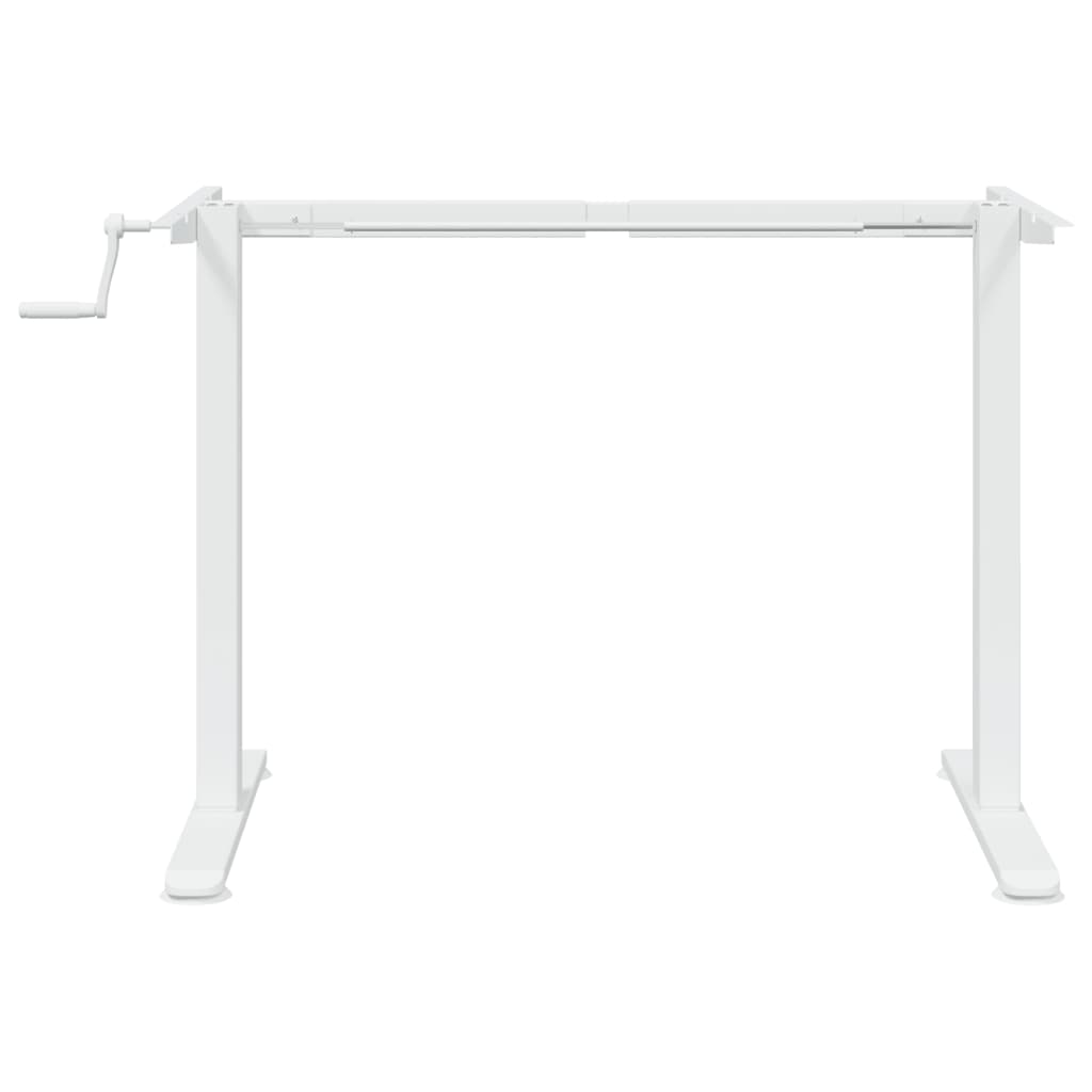 Standing frame for desk white (94-135)x60x(70-114) cm steel