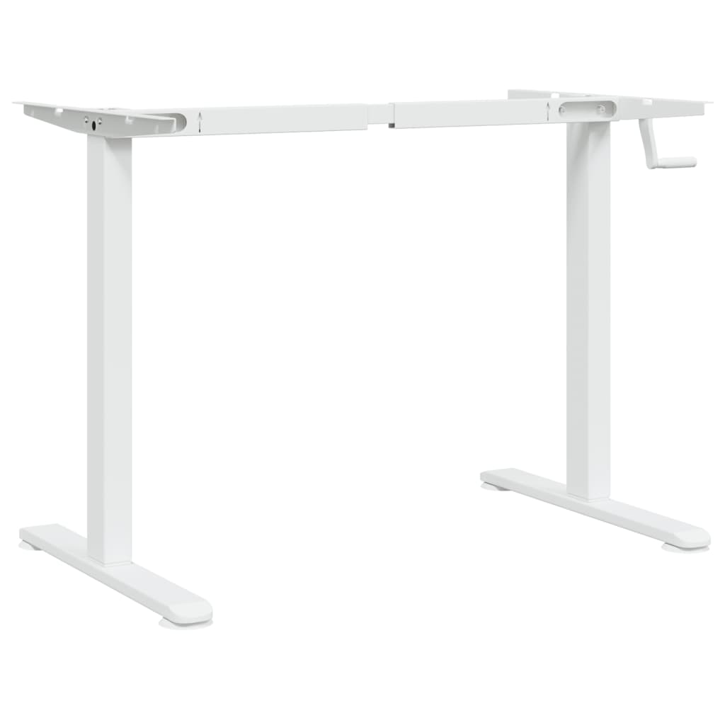 Standing frame for desk white (94-135)x60x(70-114) cm steel