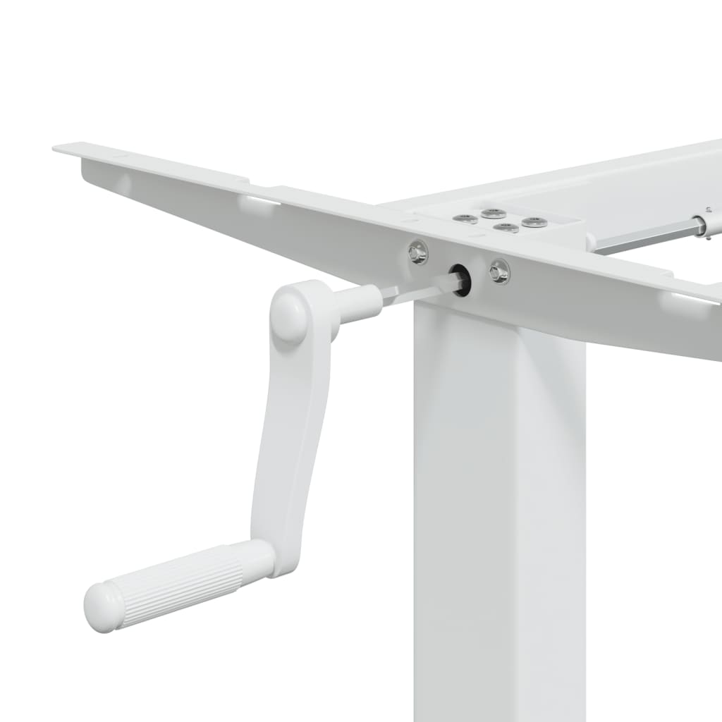 Standing frame for desk white (94-135)x60x(70-114) cm steel