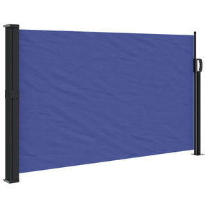 Retractable side awning blue 117x300 cm