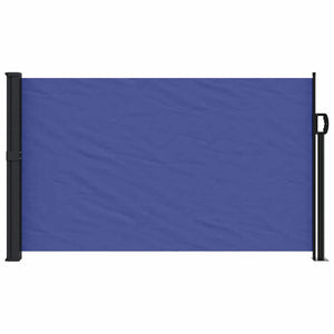 Retractable side awning blue 117x300 cm