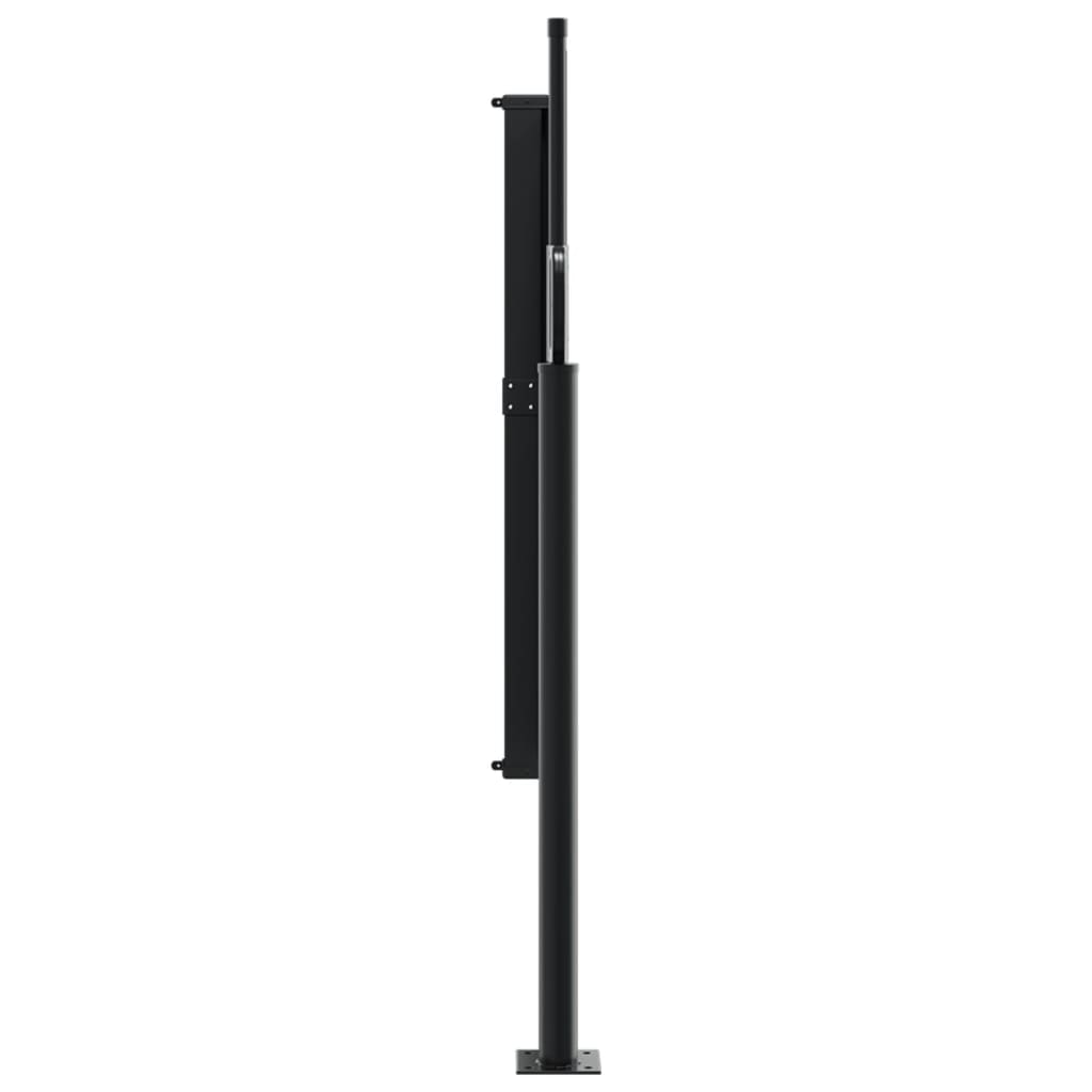 Retractable side awning blue 140x300 cm