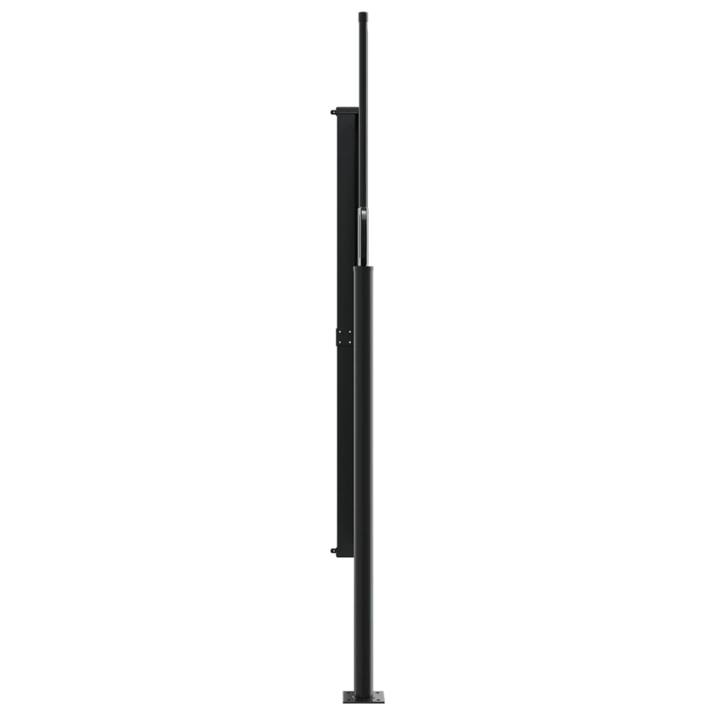 Retractable side awning blue 160x300 cm
