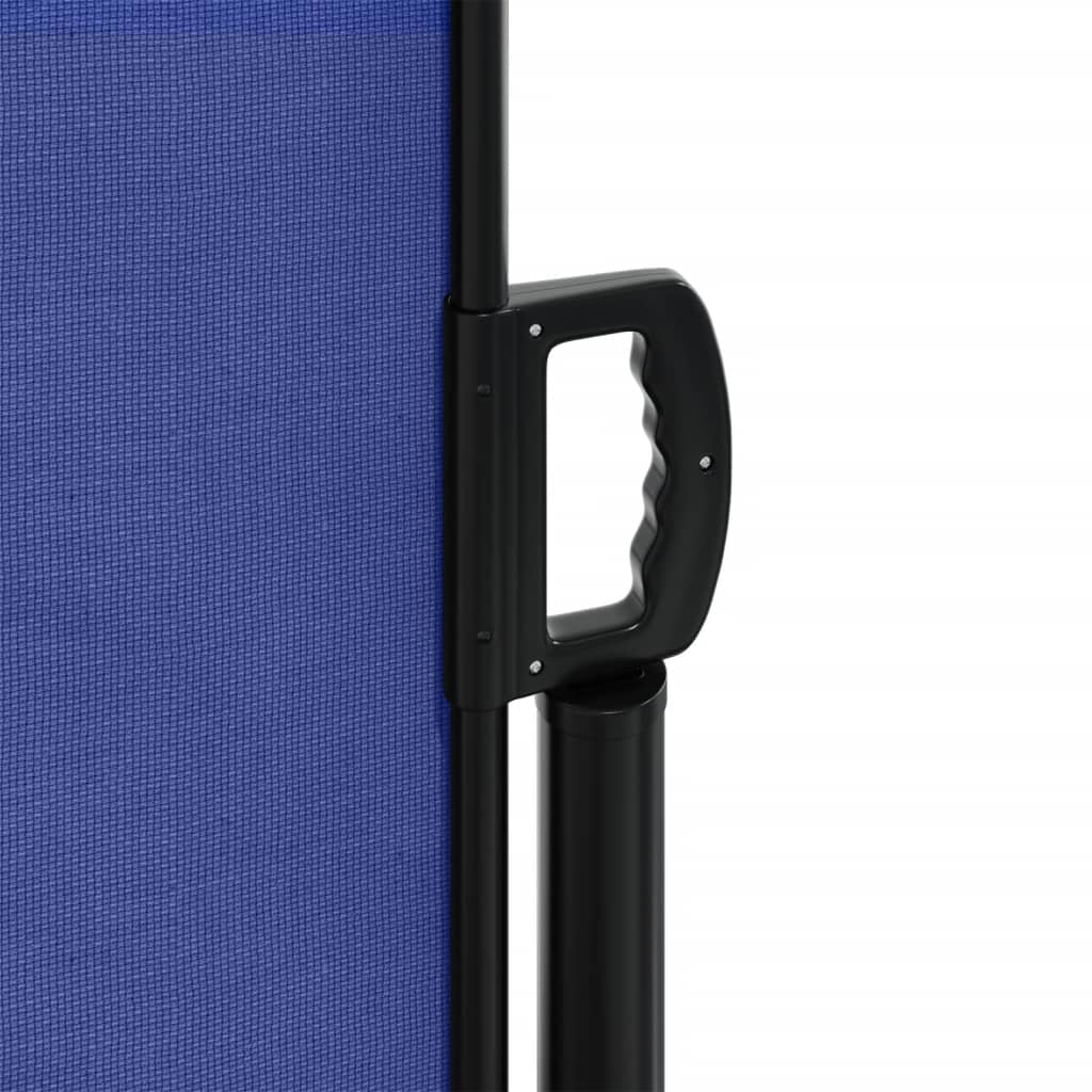 Retractable side awning blue 160x300 cm