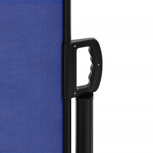 Retractable side awning blue 160x300 cm