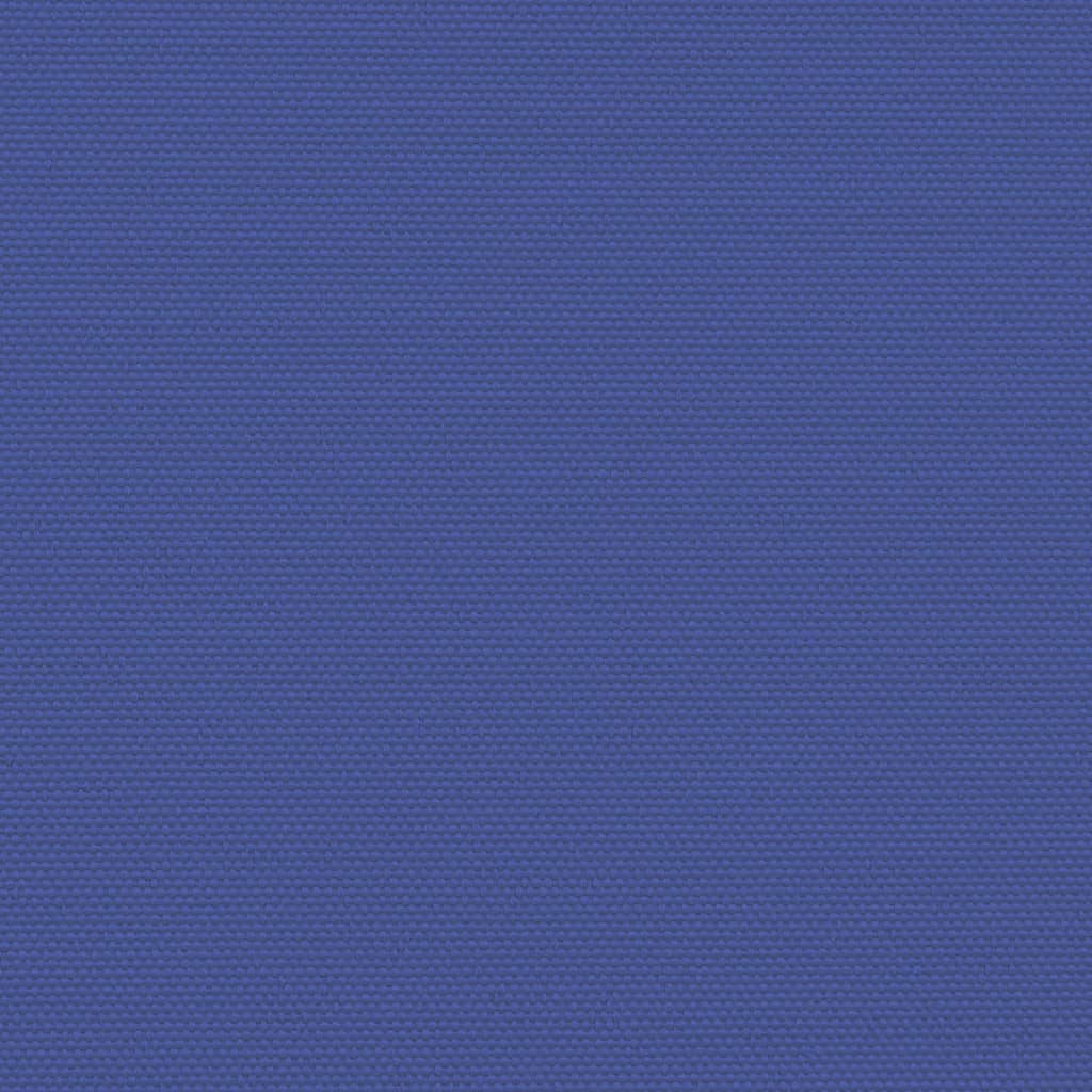 Retractable side awning blue 140x500 cm