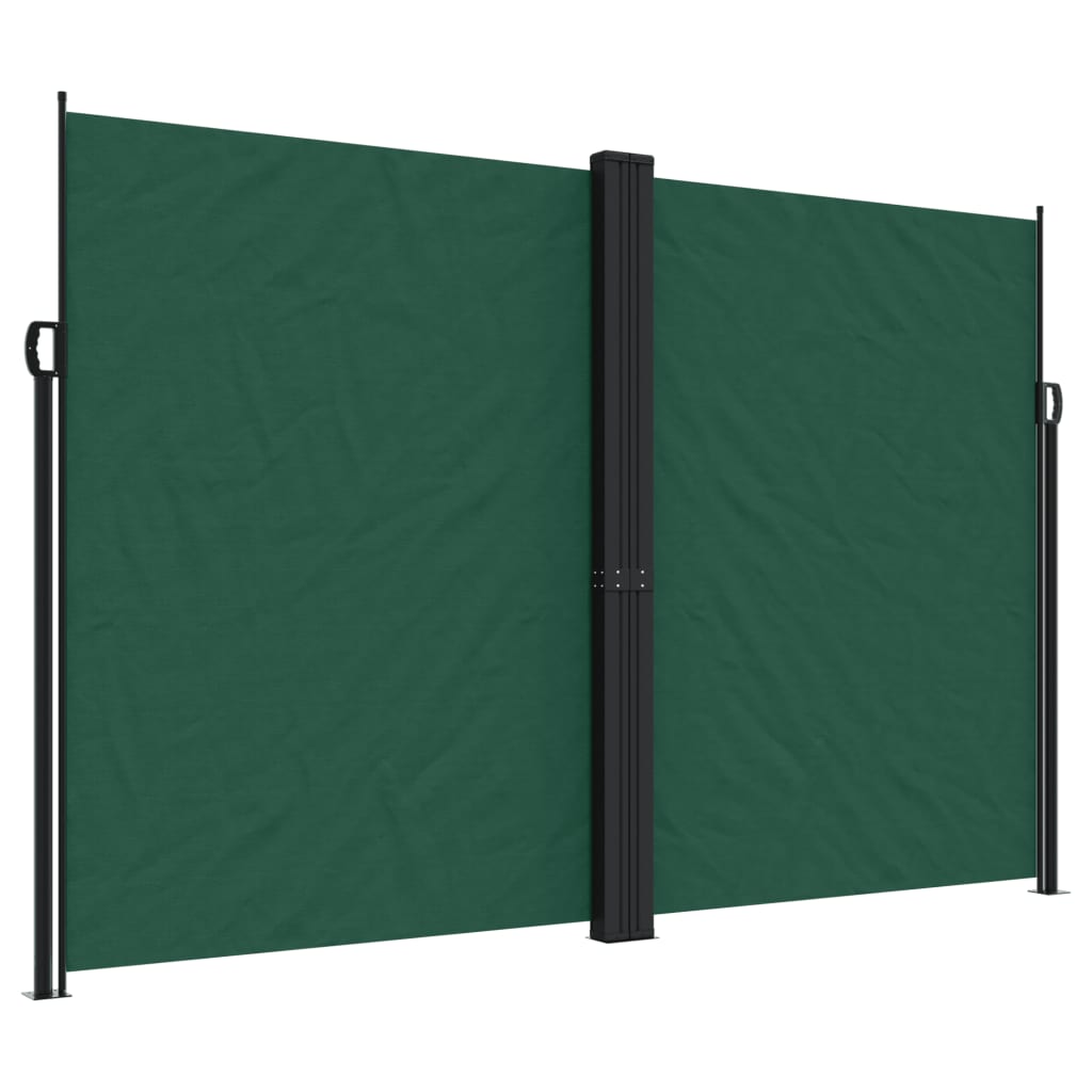 Retractable side awning 220x1000 cm dark green