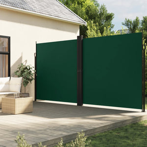 Retractable side awning 220x1000 cm dark green