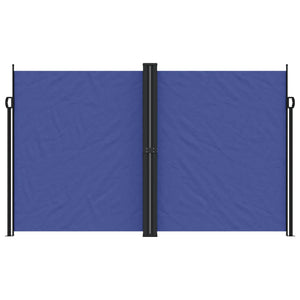Retractable side awning blue 200x1200 cm