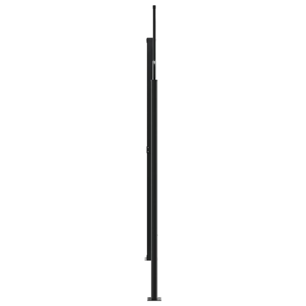 Retractable side awning blue 200x1200 cm