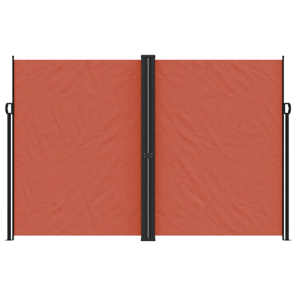 Retractable side awning 220x1200 cm terracotta