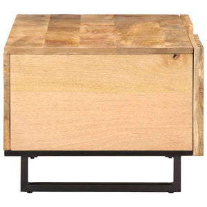 Coffee table 100x55x40 cm rough solid mango wood