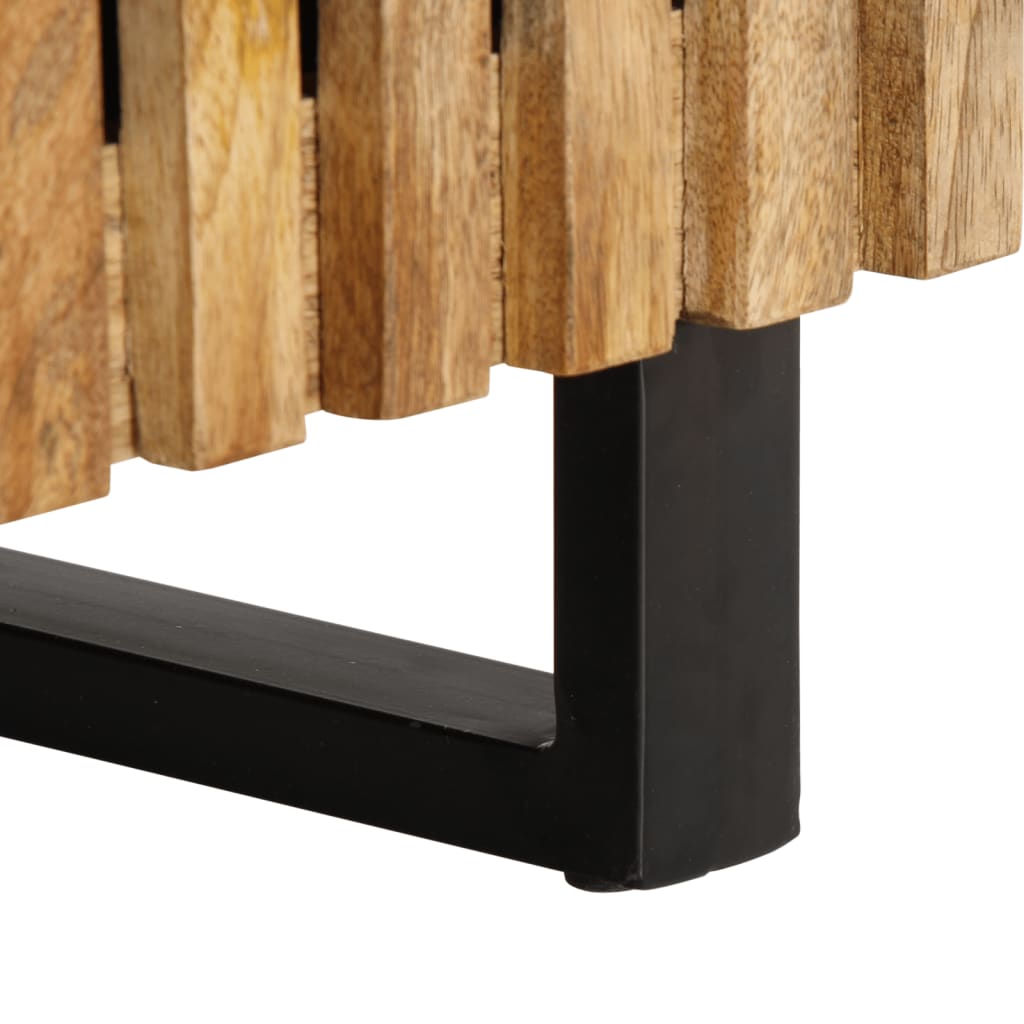 Coffee table 100x55x40 cm rough solid mango wood