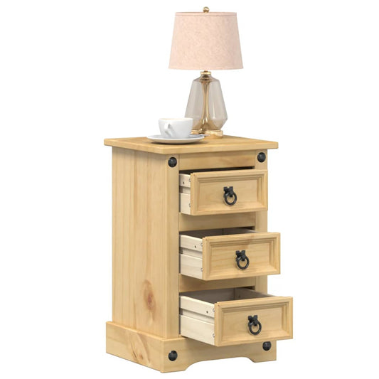 Nattbord Corona 35x32,5x58 cm heltre furu