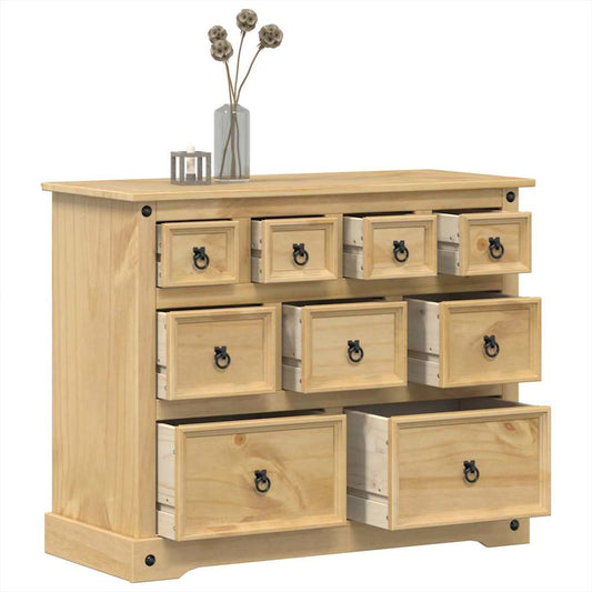 Chest of drawers Corona 101x45x82 cm solid pine wood