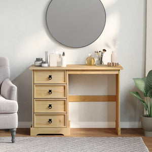 Dressing table Corona 104x47x75 cm solid pine wood