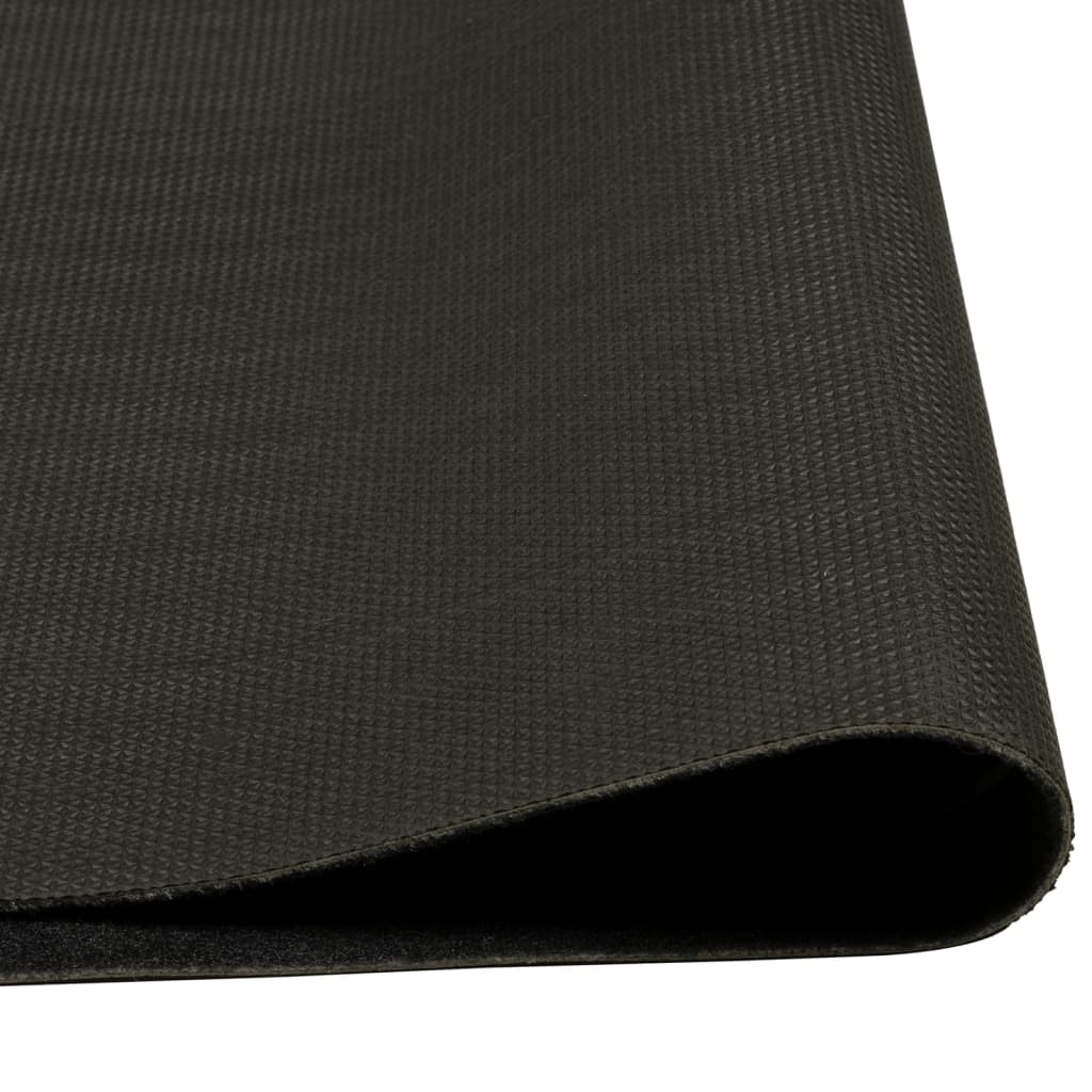 Kitchen rug washable Cup black 45x150 cm velvet