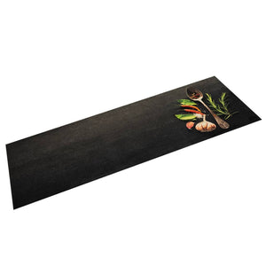 Kitchen rug washable spices 45x150 cm velvet