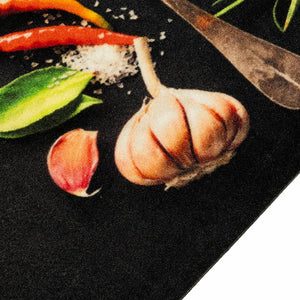 Kitchen rug washable spices 45x150 cm velvet