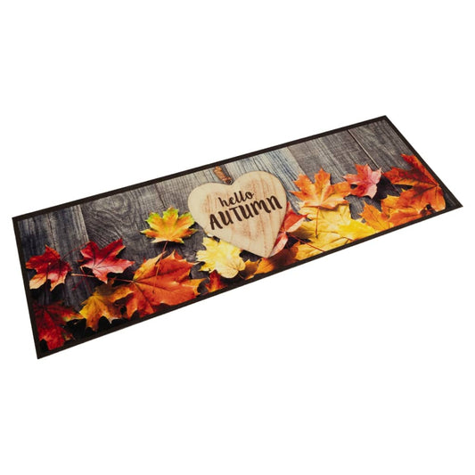 Washable kitchen rug Autumn 45x150 cm velvet