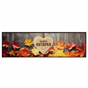 Washable kitchen rug Autumn 45x150 cm velvet
