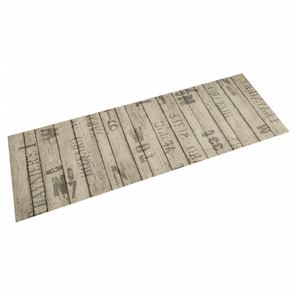 Kitchen rug washable Fence 45x150 cm velvet