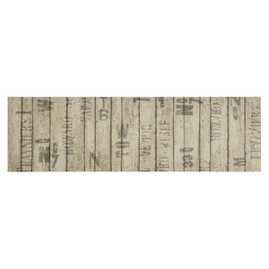 Kitchen rug washable Fence 45x150 cm velvet