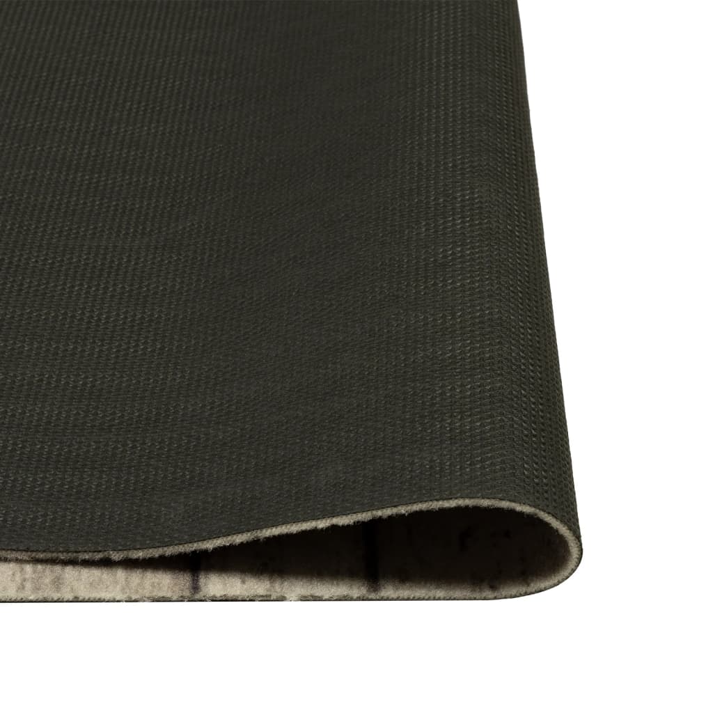 Kitchen rug washable Fence 45x150 cm velvet