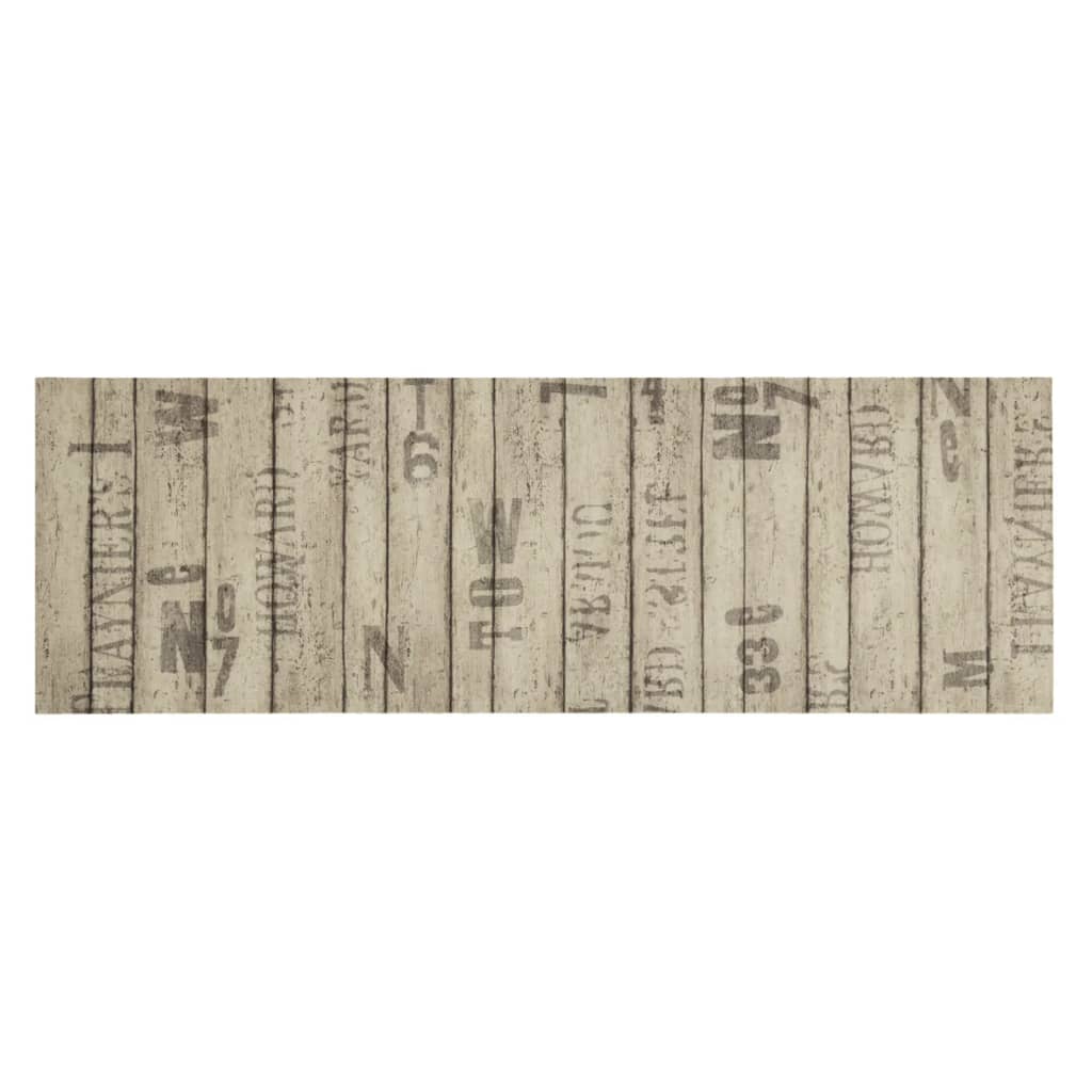 Kitchen rug washable Fence 60x180 cm velvet